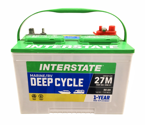 Batterie groupe 27 à décharge profonde