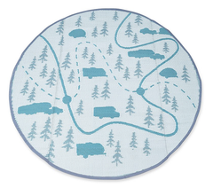 Tapis extérieur de 6' de diamètre réversible