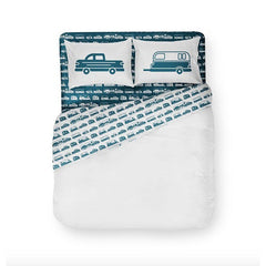 Ensemble de draps 2 tons à motifs VR-CampingMart (5902010155176)