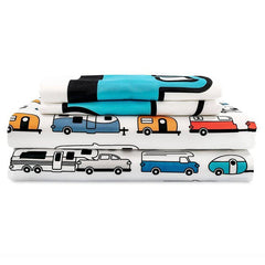Ensemble de draps à motifs VR multicolore-CampingMart (5902009729192)