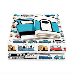Ensemble de draps à motifs VR multicolore-CampingMart (5902009729192)