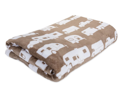 Couverture en peluche - Lit Queen