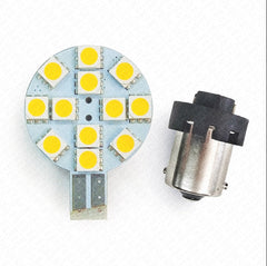 Ampoule DEL 2-en-1, à connecteurs T10 & BA15S / 12 DELs