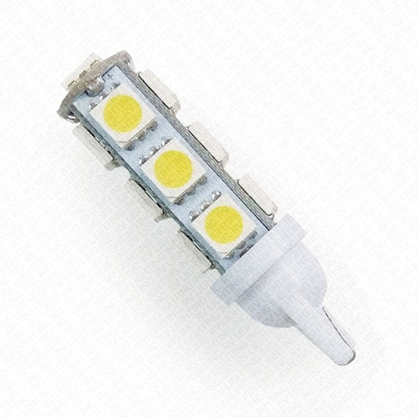 2-in-1 LED Bulb With T10 & BA15S Connectors, 12 LEDs