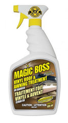 Vinyl roof and awning treatment with UV screen