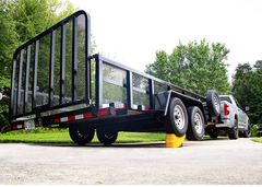 Cale de secours recourbé pour tandem