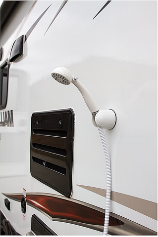 Support de douche extérieure à succion
