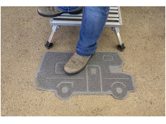 Tapis d'entrée à design retro