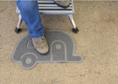 Tapis d'entrée à design retro