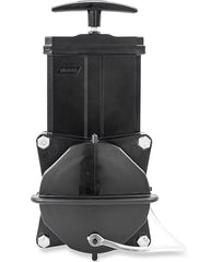 Evacuation valve - integrated clear adapter