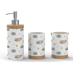 Bathroom accessories set