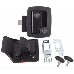 Poignée d'entrée vérouillable noire-CampingMart (5901602685096)