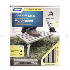Marchepied en aluminium à hauteur réglable de Camco-CampingMart (5901999538344)