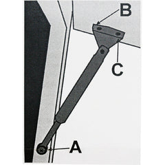 Support 6 1/4" de porte d'armoire à la verticale.-CampingMart (5901768753320)