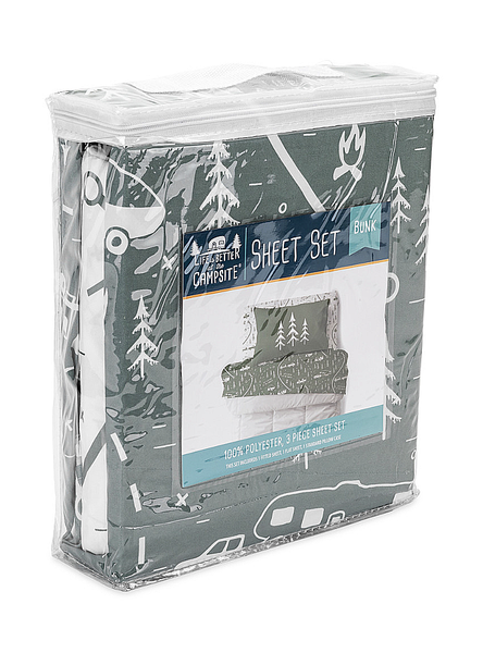 Ensemble de draps lit simple pour VR