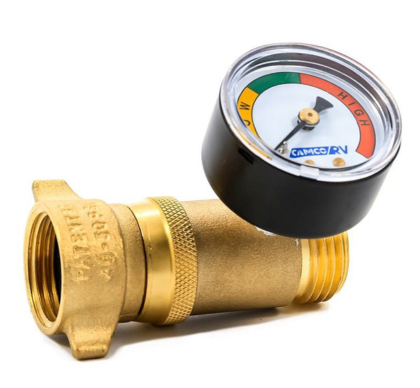 Water pressure regulator - With manometer