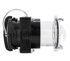 Evacuation valve - integrated clear adapter