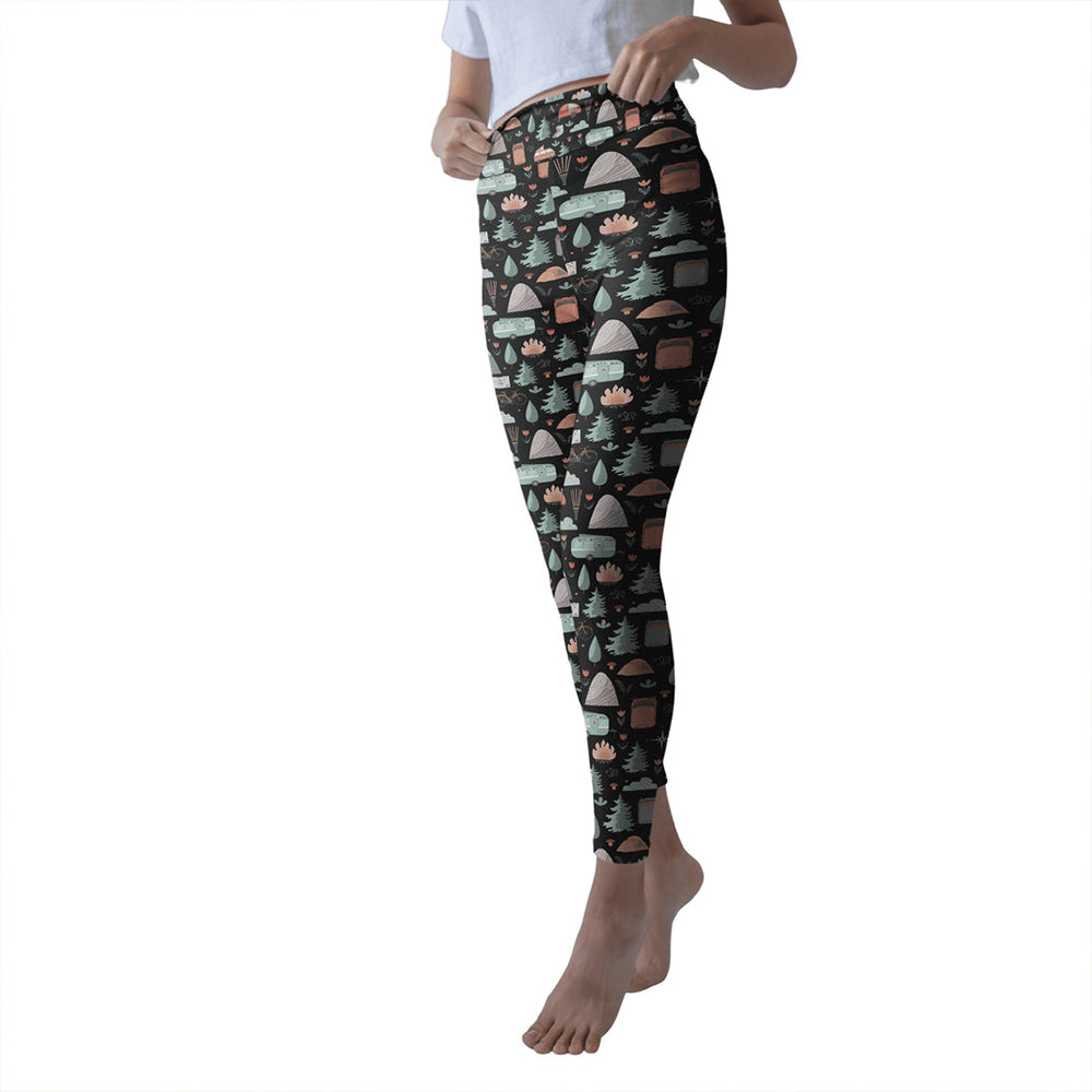 LETSFIND Soft Stretch Twin Birds Leggings With Birds And Orchid Print High  Quality 220gsm Milk Silk, Waist And Plus Size Options 211204 From Long01,  $11.2